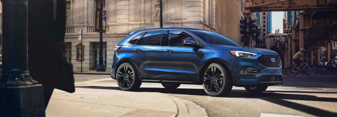 2019 Ford Edge exterior front fascia and passenger side
