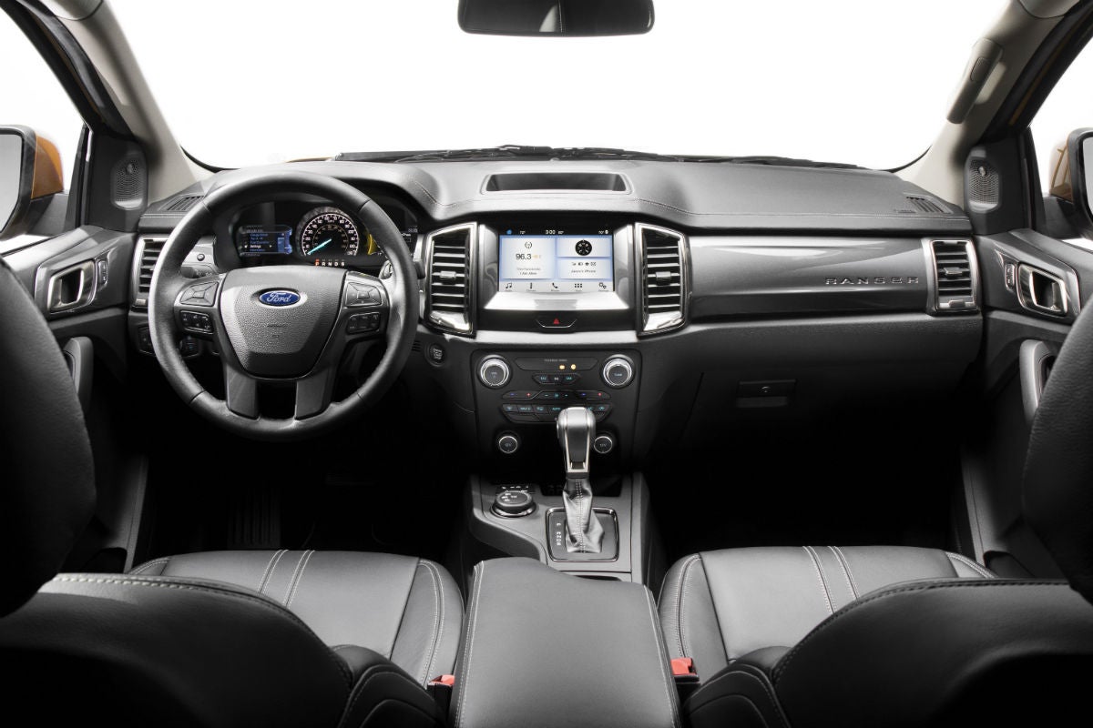 2019 Ford Ranger's driver's cockpit