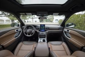 2021 Ford Explorer King Ranch interior
