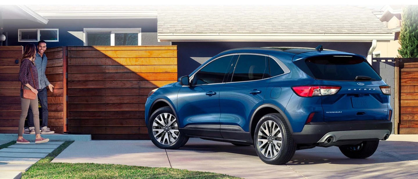 Blue Ford Escape