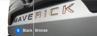 Maverick SV300T Tailgate Letters