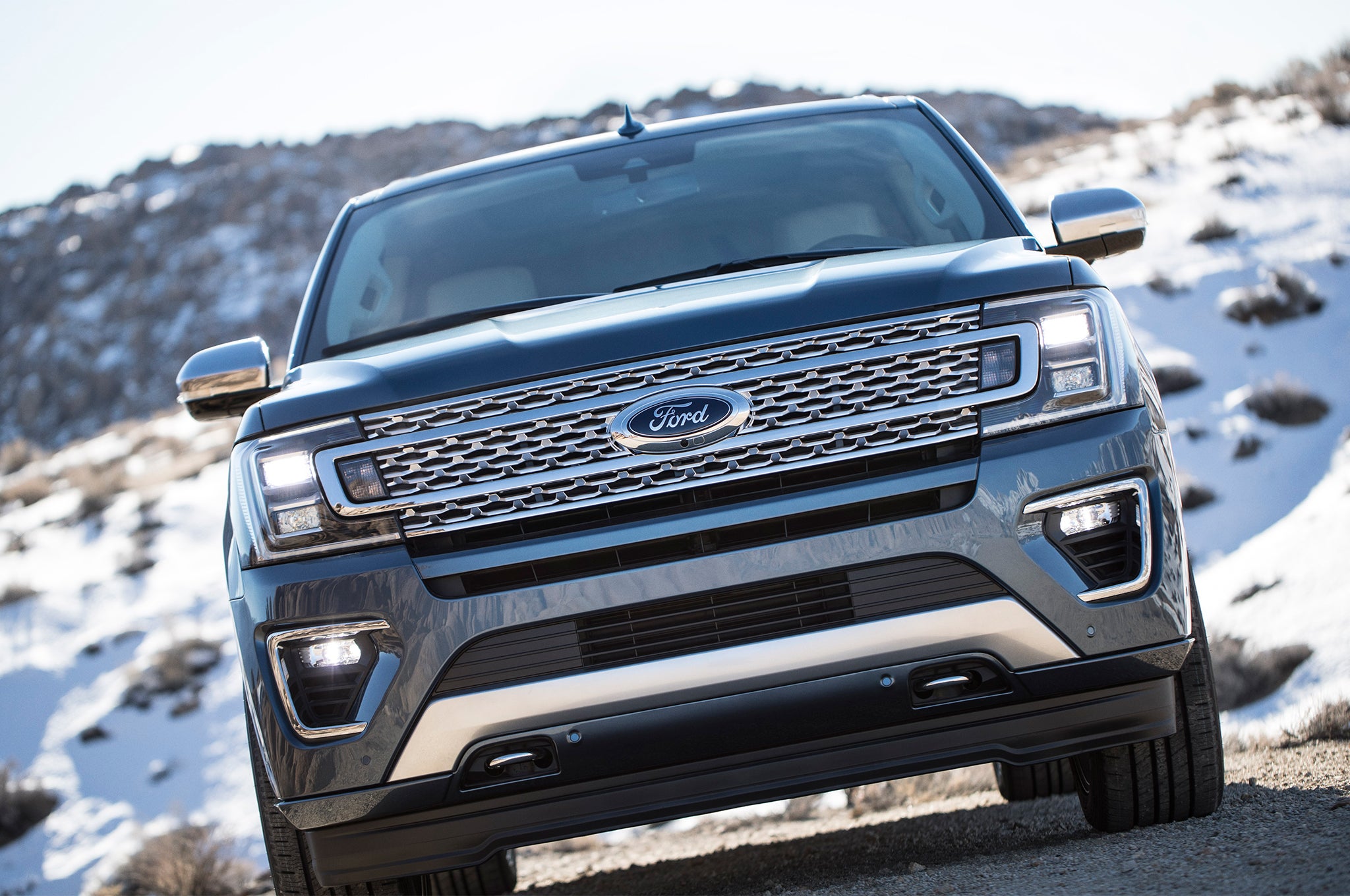 2018 ford Expedition Front View. All new. Full Review