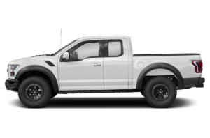 a white 2020 ford f-150 raptor