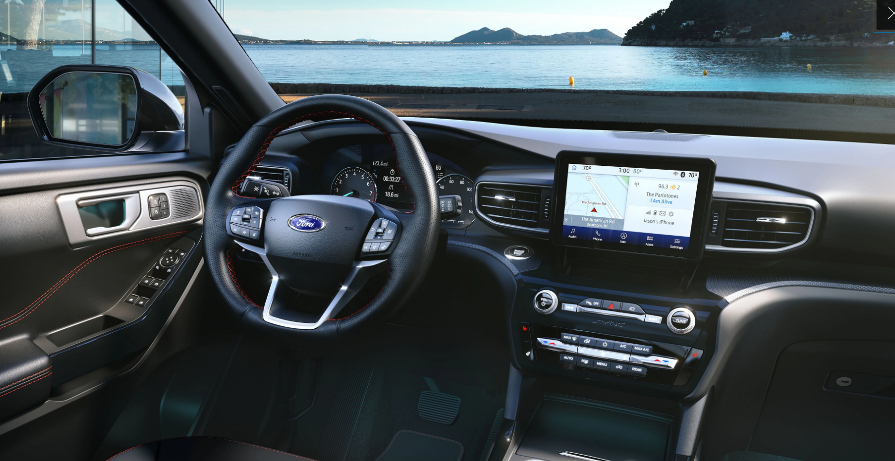 New 2022 Ford Explorer Interior