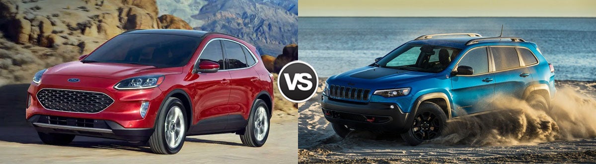 2020 Ford Escape vs 2020 Jeep Cherokee