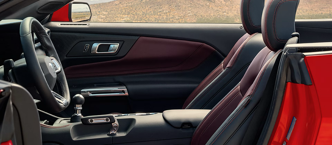 2026 Mustang interior front seats