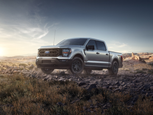 new Ford F-150 in a valley