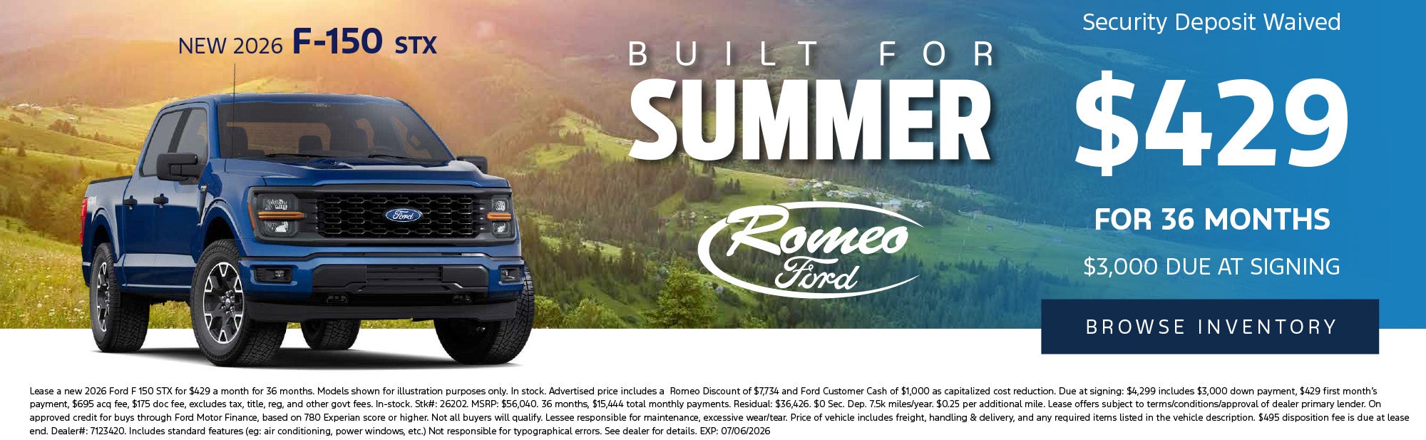 2026 F-150 Lease