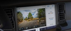 Ford infotainment system.