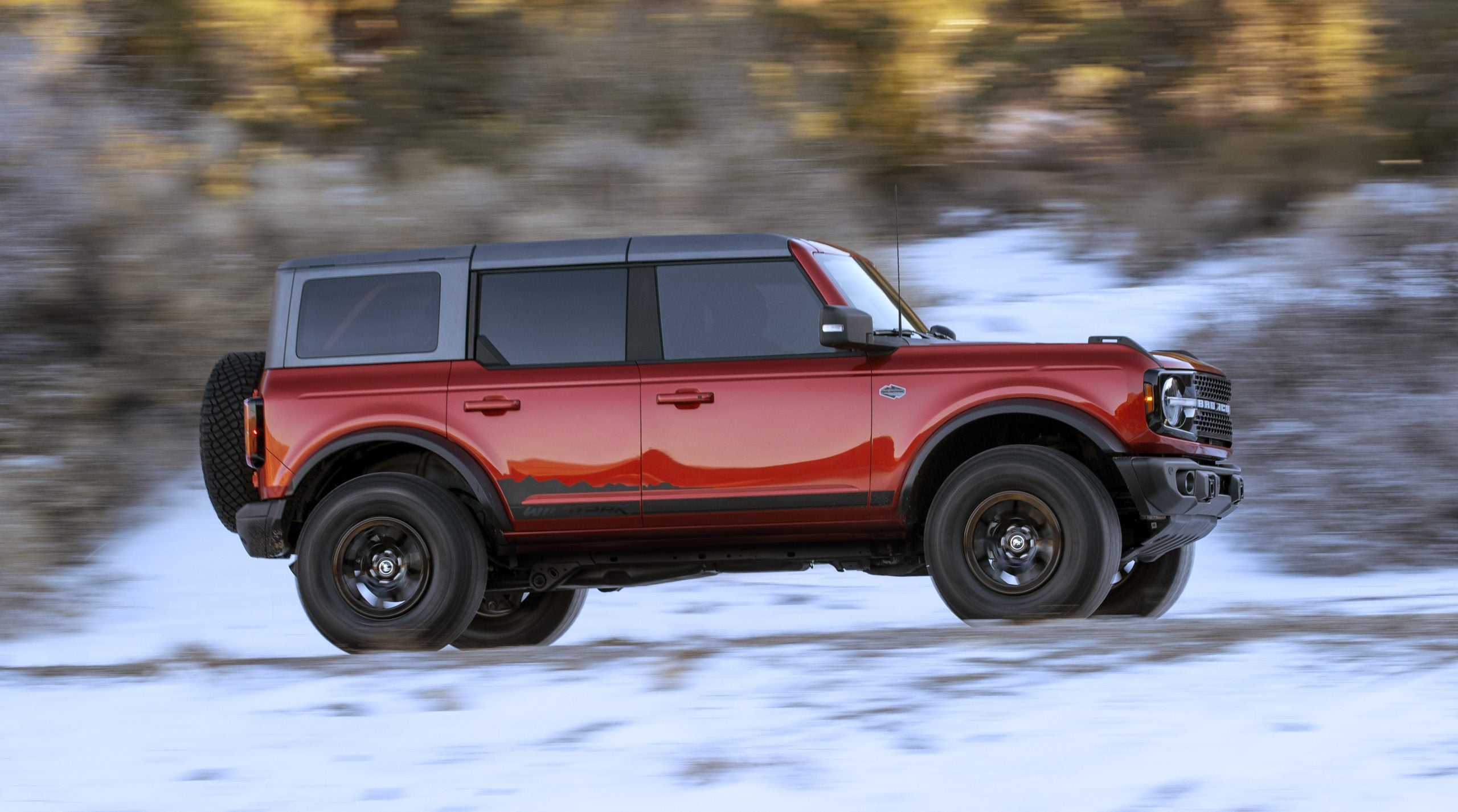 Ford Bronco in Winter