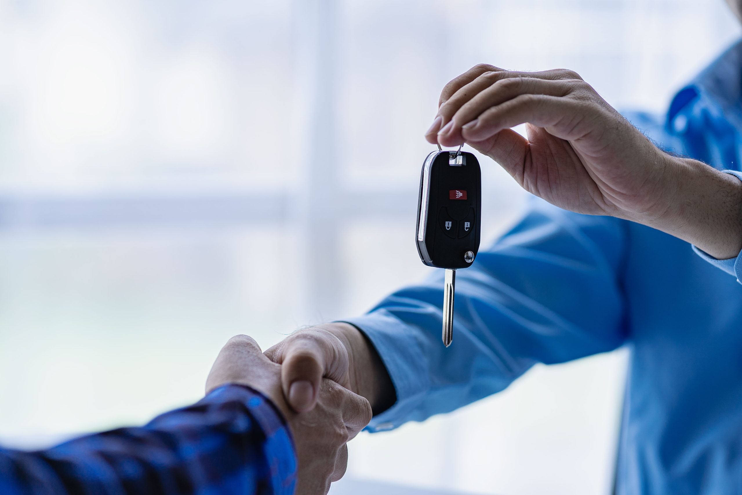 handing over car keys