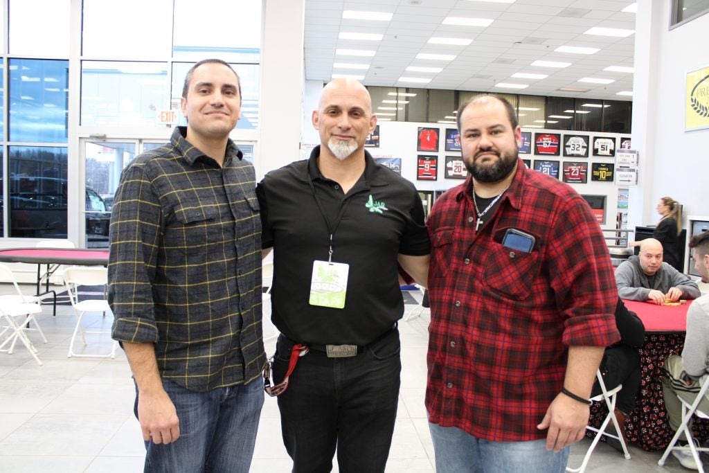Jason Savino, Jim Raffone & Chris Savino at the Charity Texas Hold' Em event Jason Savino, Jim Raffone & Chris Savino