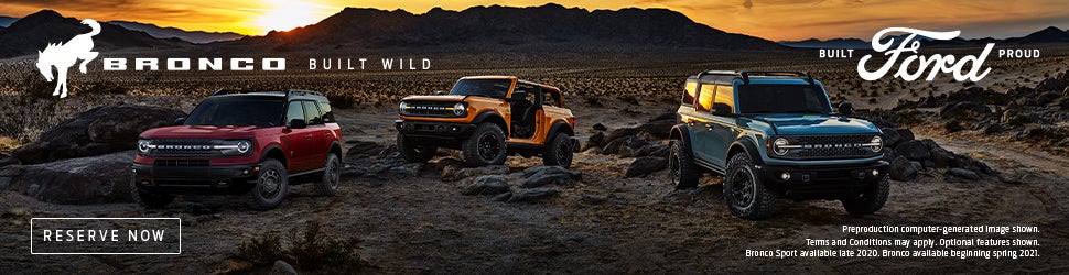 Reserve Your 2021 Ford Bronco with All American Ford today!