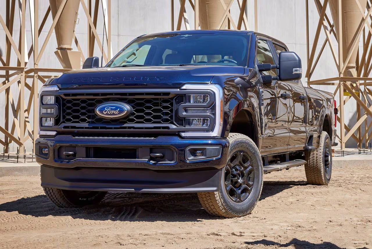 2026 ford f 250 super duty crew cab pick up truck in navy blue