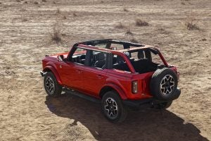 red ford bronco 