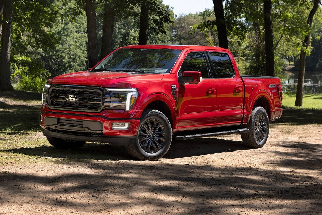 F-150 in the outdoors