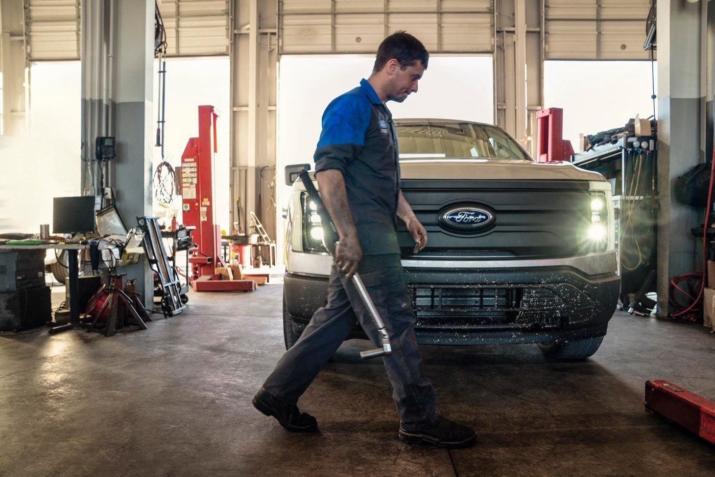 Ford Service technician at work