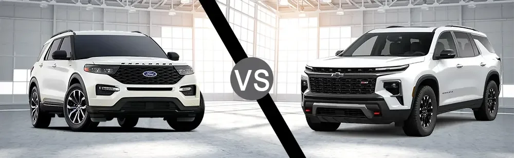 2025 Ford Explorer vs. Chevy Traverse