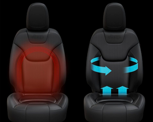 HEATED AND VENTILATED FRONT SEATS
