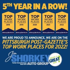 jim shorkey auto group winning top work places award for five years in row