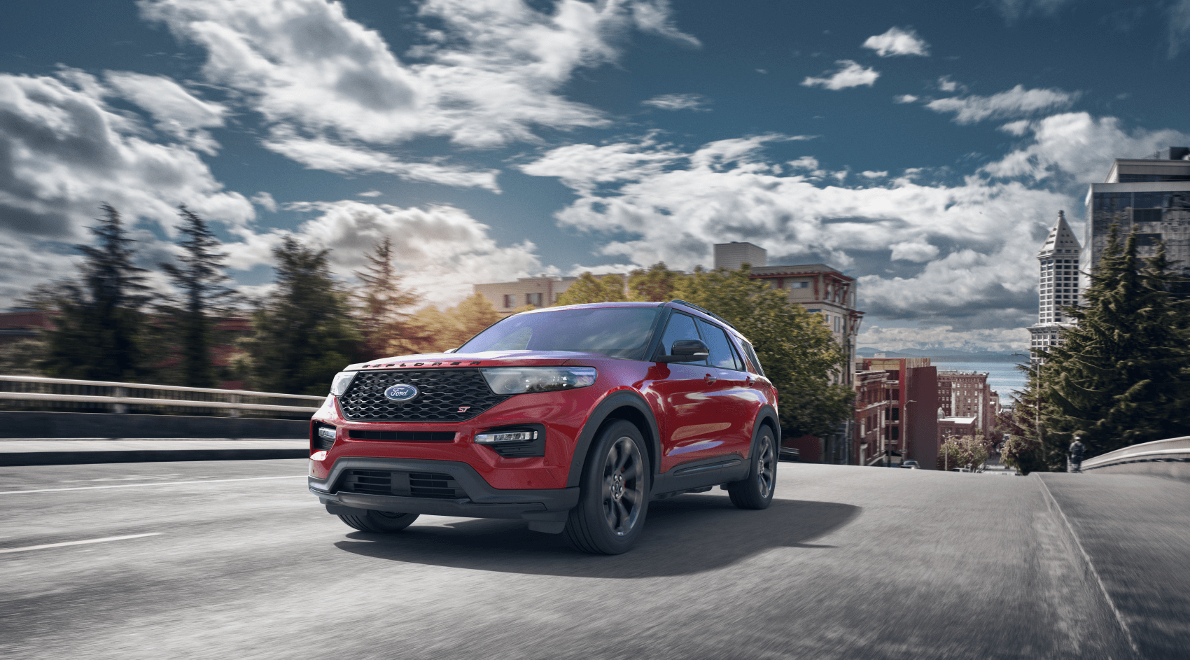 2021 Ford Explorer Red City