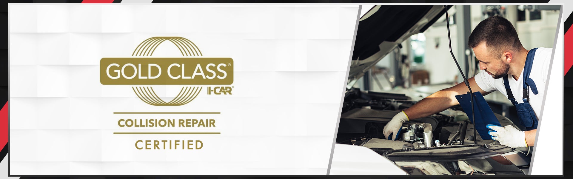 I-CAR Gold Class auto body certified