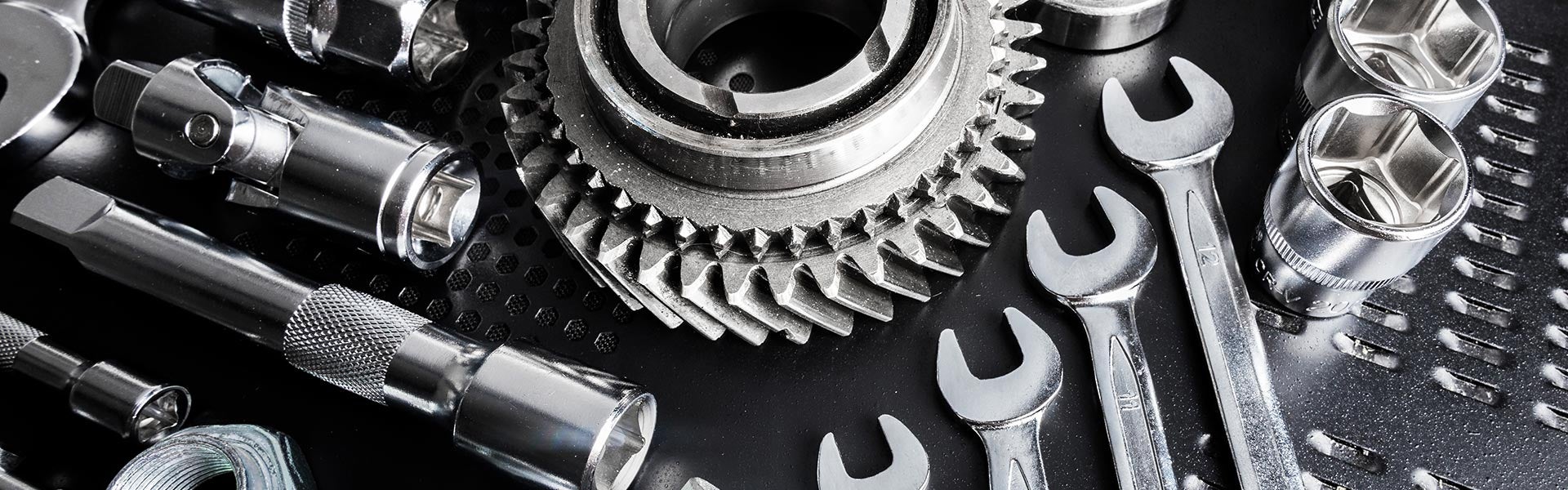 Automotive gear and mechanic tools.