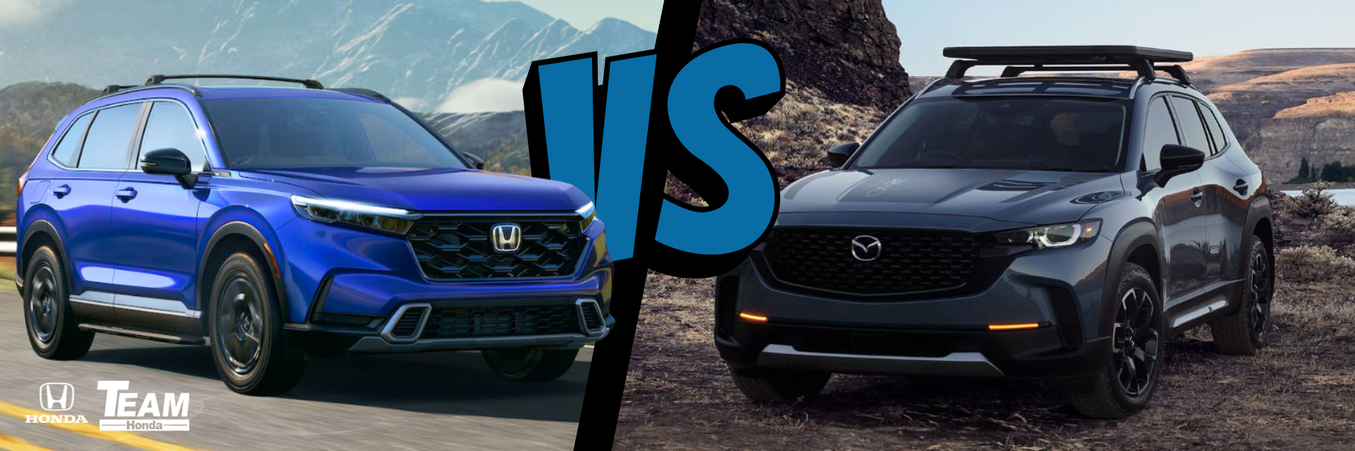 Team Honda - 2024 Honda CR-V vs. 2024 Mazda CX-50