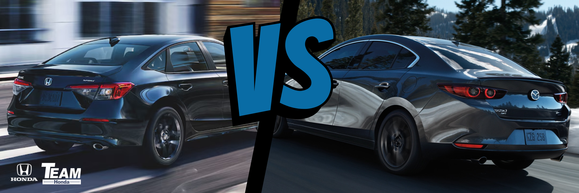 2024 Honda Civic vs Mazda 3