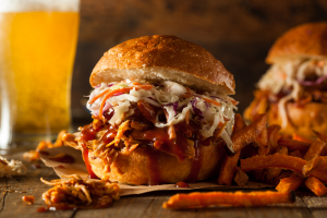 bbq pulled pork sandwich