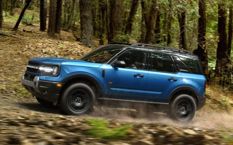 Which SUV handles mountain back roads better around Fletcher, NC, the 2026 Ford Bronco Sport or the 2026 Jeep Compass?