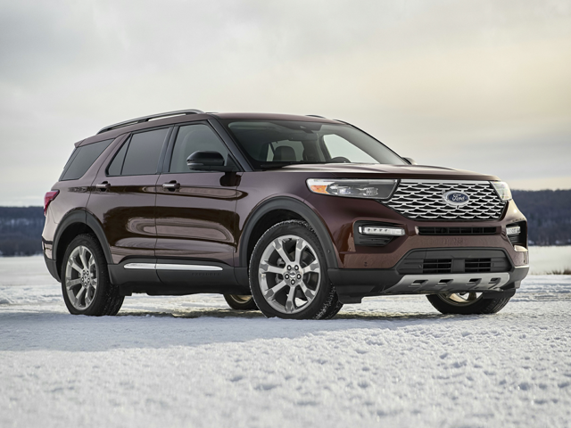 A Ford Explorer parked outside