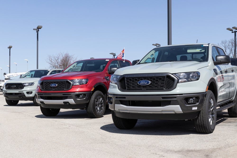 Used Ford Trucks on a Lot