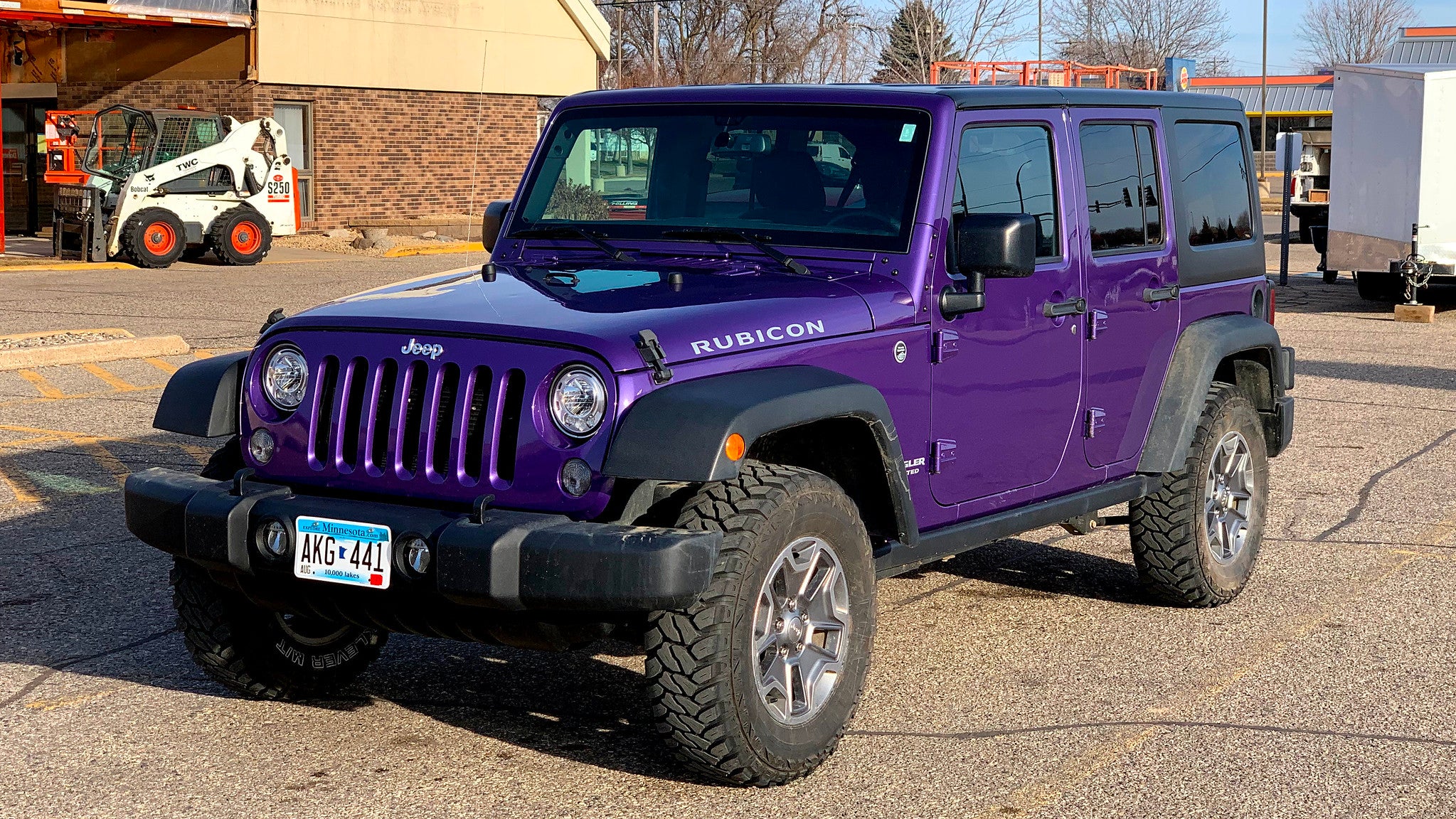 Purple 2017 Jeep Wrangler Unlimited Rubicon