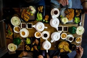 Asian Food on Table | Alexandria, VA