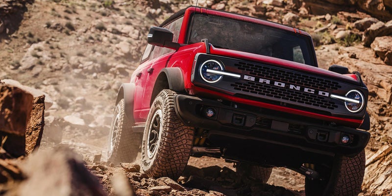 New 2026 Ford Bronco Showing its off-road capabilities