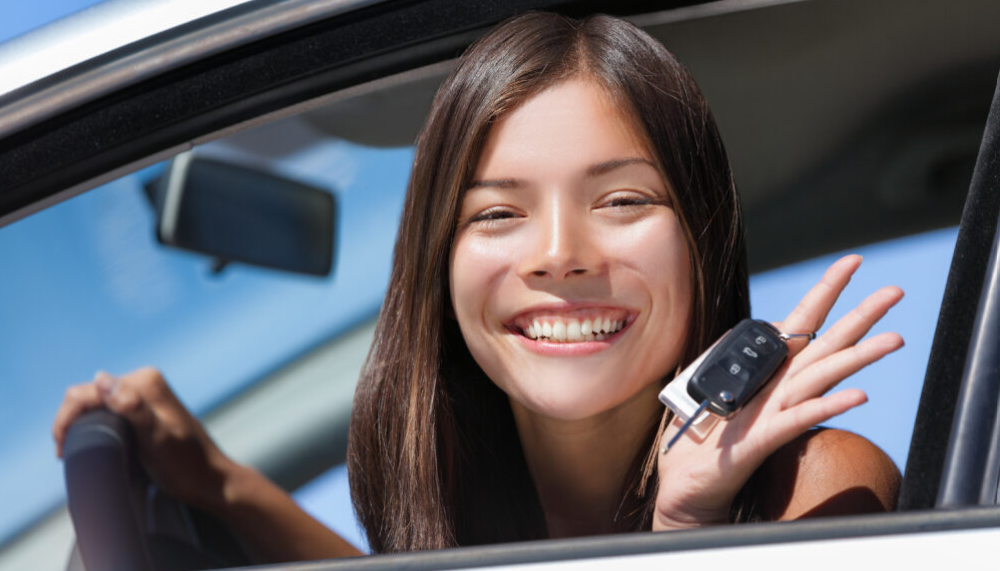 Teen Driver Parked
