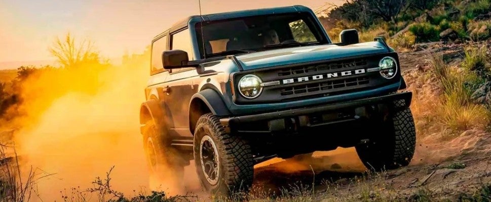 Ford Bronco conquering the wilderness 