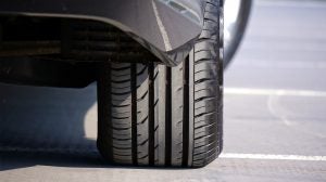 a tire showing how to read tire sizes