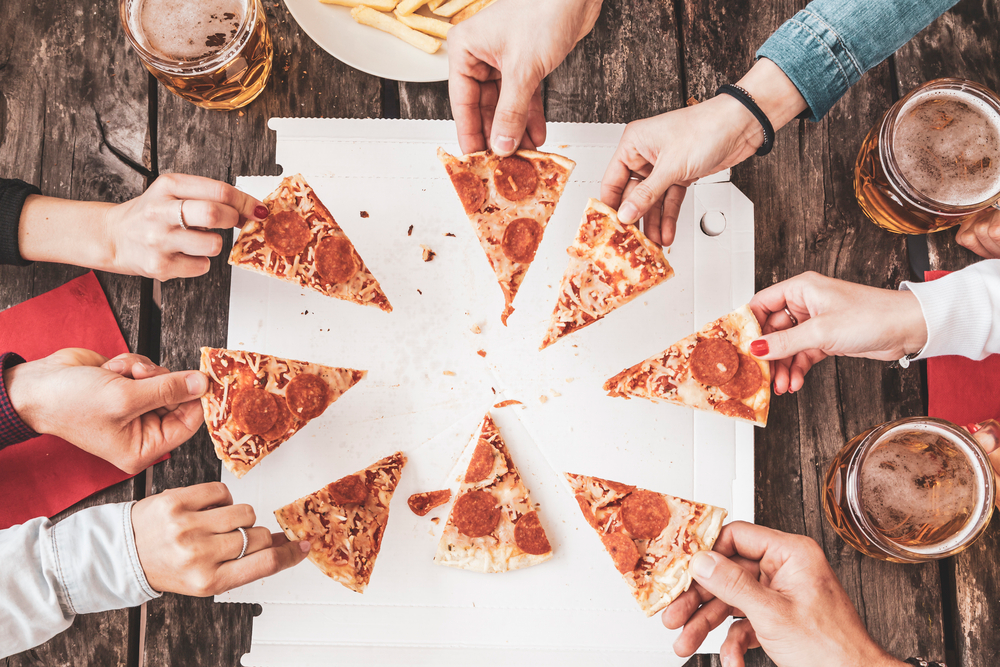 Sharing Pizza