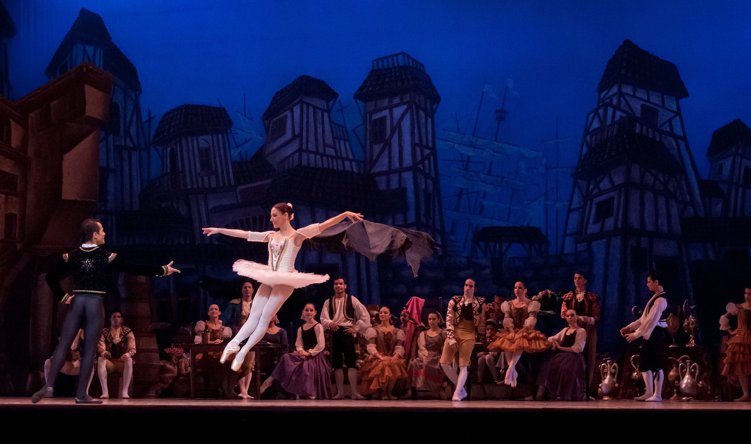 Ballerina dancing