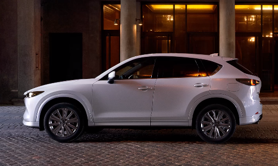 White Mazda SUV