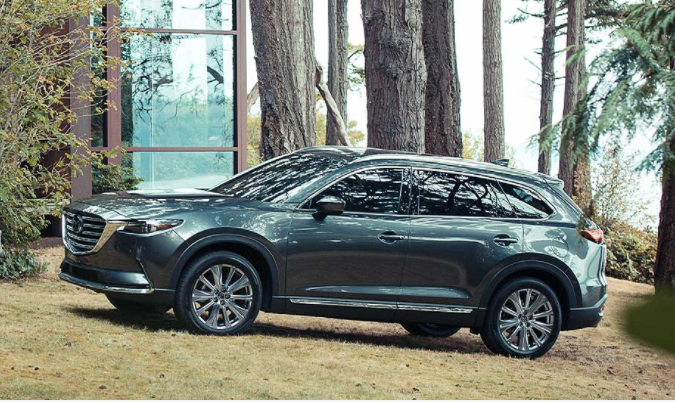 Gray Mazda SUV