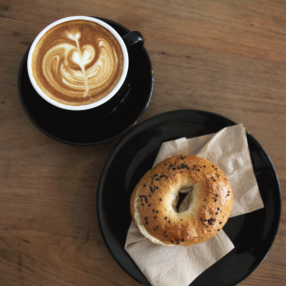 Coffee and Bagel
