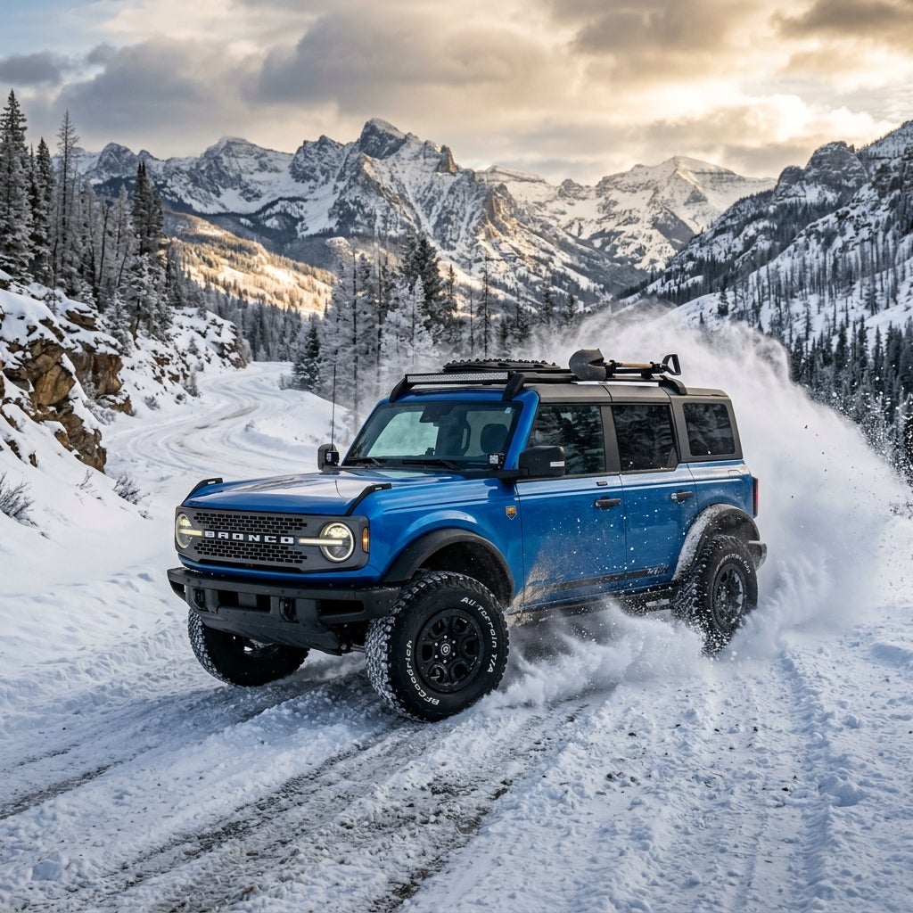 4x4 in snow wyoming