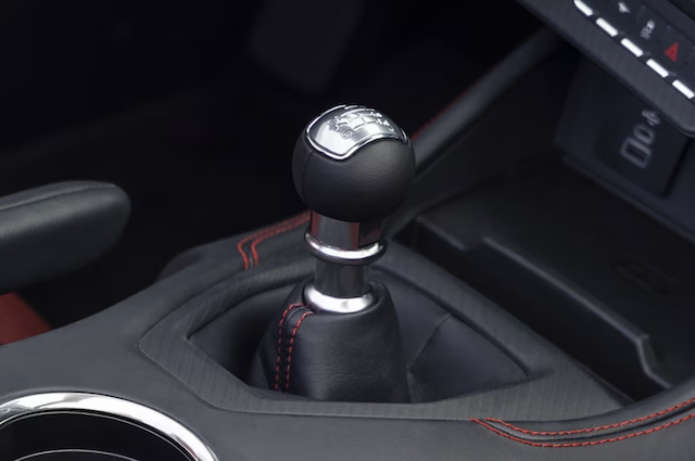 6-Speed Manual Transmission Mustang interior with the 6-Speed Manual Transmission.