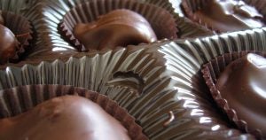 A tray of assorted chocolate candies in Wichita, KS