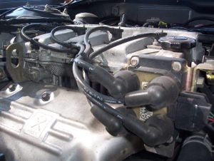 distributor and spark plug wires