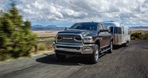 2018 RAM 2500 towing R/V trailer