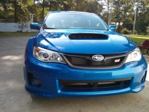 Blue Subaru
